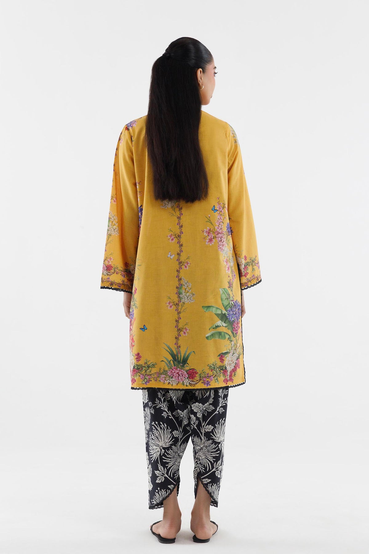 Stitched Printed Lawn Shirt+ Shalwar
