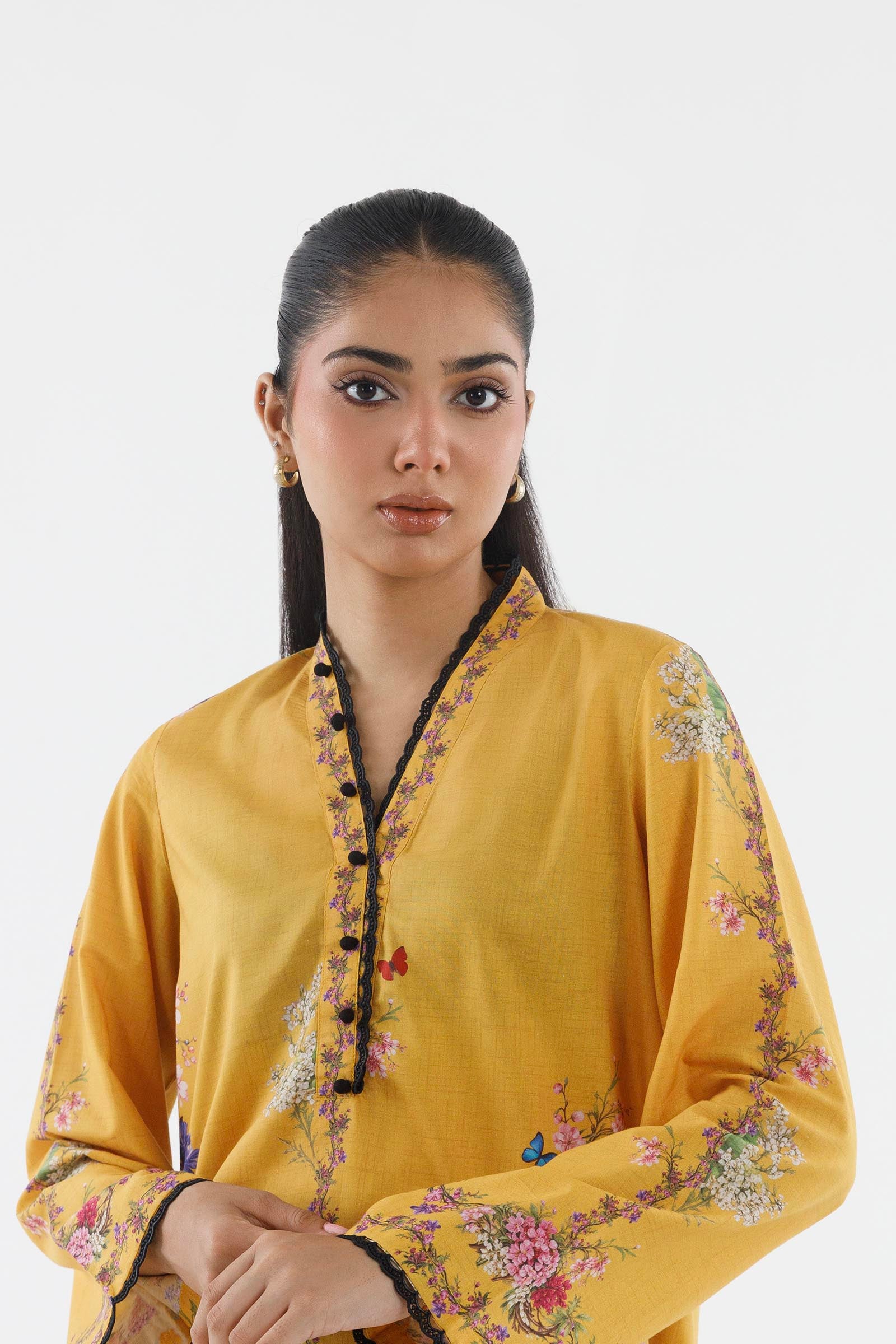 Stitched Printed Lawn Shirt+ Shalwar Secondary image