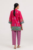 Stitched Printed Lawn Shirt+ Culotte