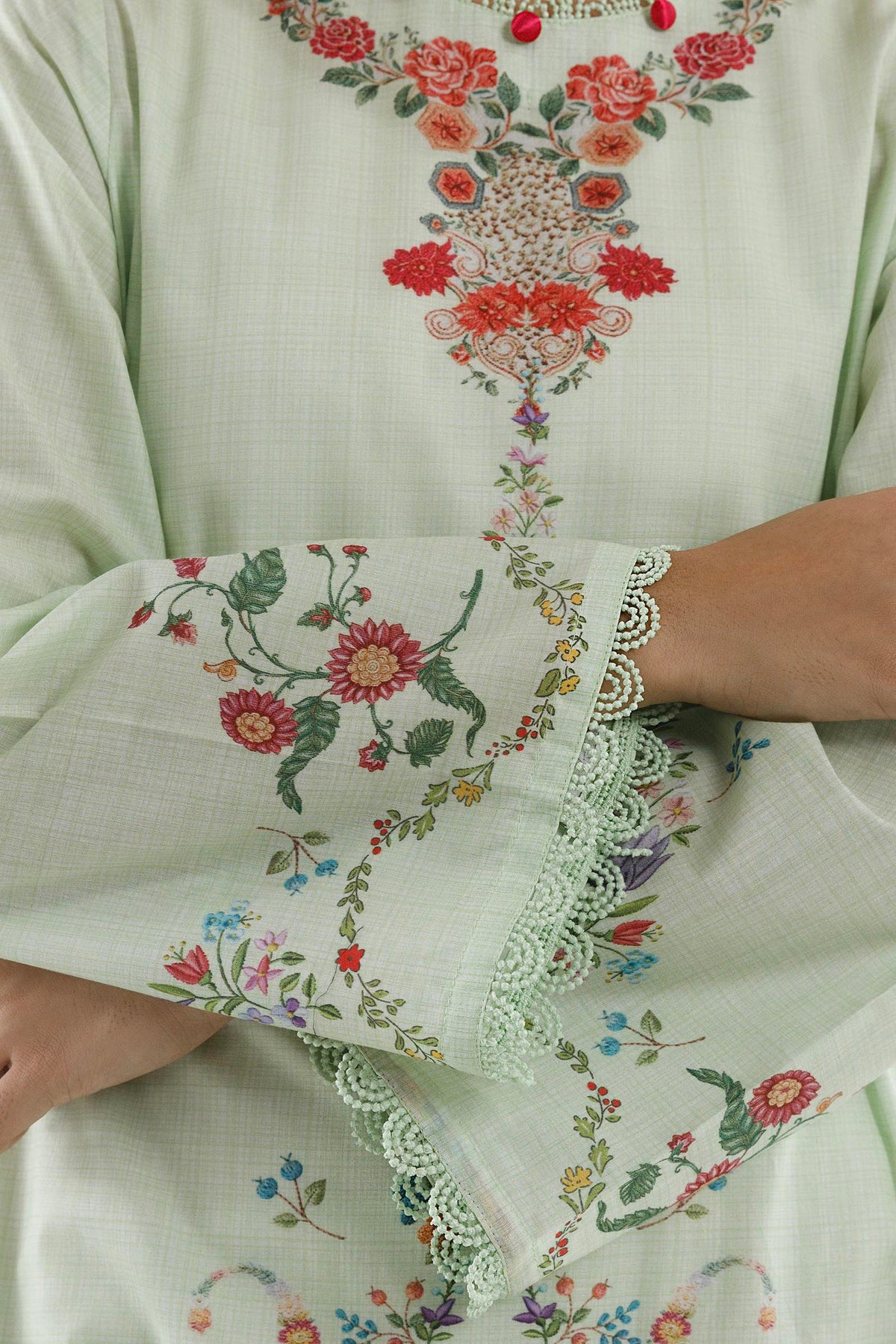 Stitched Printed Lawn Suit