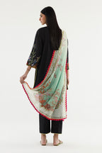 Stitched Embroidered Lawn Suit