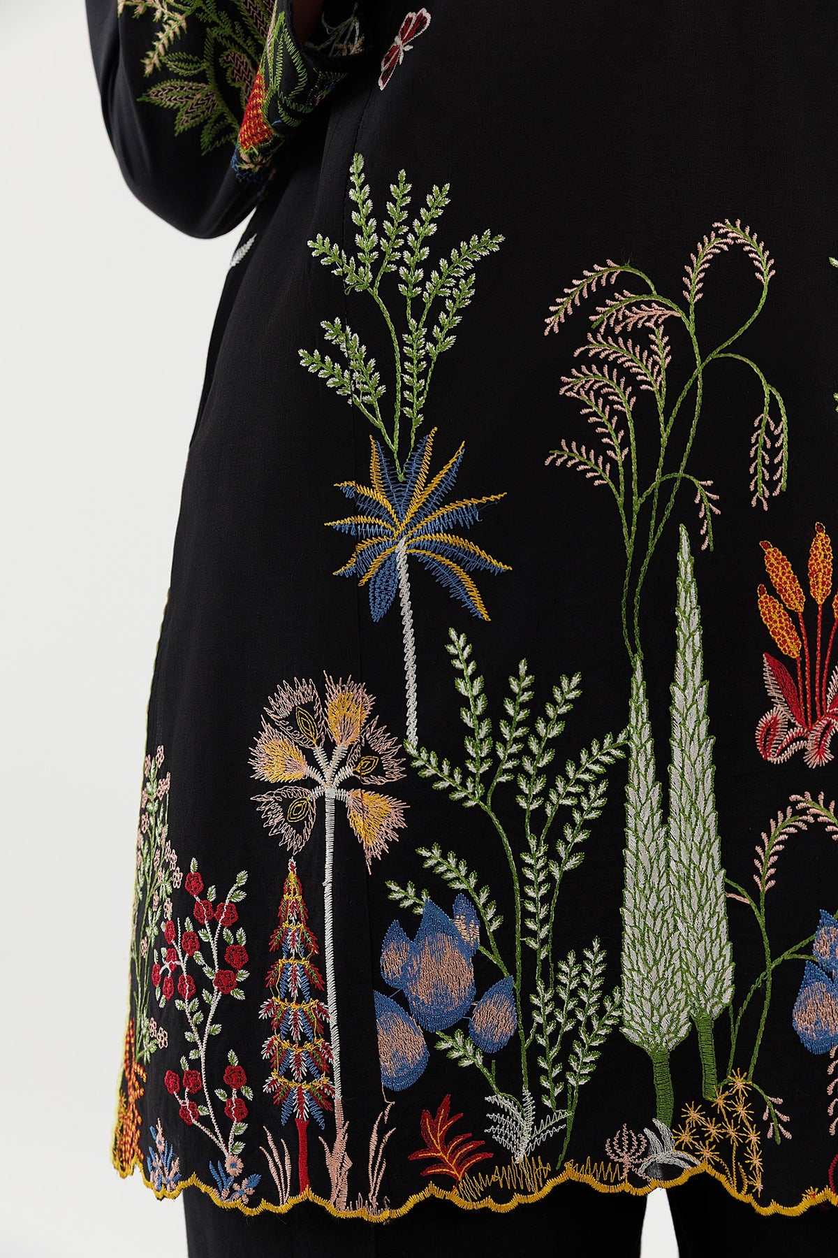 Stitched Embroidered Lawn Suit