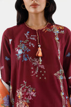 Stitched Embroidered Muzlin Lawn Suit