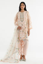 Stitched Embroidered Woven Net Suit