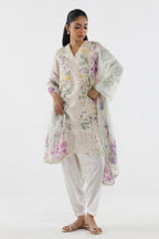 Stitched Embroidered Muzlin Suit