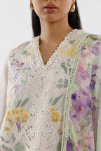 Stitched Embroidered Muzlin Suit