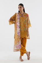 Stitched Embroidered Muzlin Lawn Suit