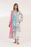 Stitched Printed Muzlin Suit