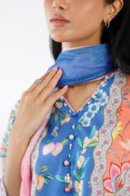 Stitched Printed Muzlin Suit