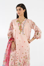 Stitched Embroidered Muzlin Suit