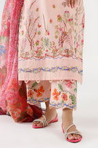 Stitched Embroidered Muzlin Suit