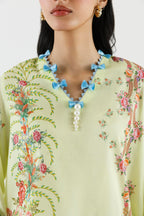 Stitched Embroidered Muzlin Suit