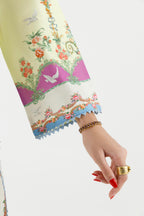Stitched Embroidered Muzlin Suit