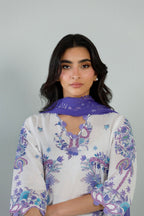 Stitched Embroidered Muzlin Suit