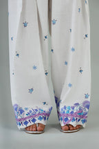 Stitched Embroidered Muzlin Suit