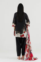 Stitched Embroidered Muzlin Suit