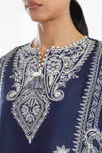 Stitched Embroidered Muzlin Lawn Suit