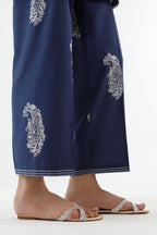 Stitched Embroidered Muzlin Lawn Suit
