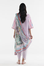 Stitched Embroidered Muzlin Lawn Suit