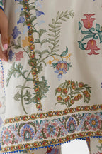 Stitched Embroidered Muzlin Lawn Suit
