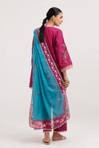 Stitched Embroidered Muzlin Lawn Suit