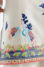 Stitched Embroidered Muzlin Lawn Suit