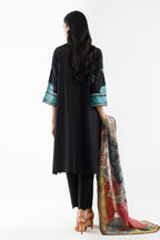 Stitched Embroidered Lawn Suit