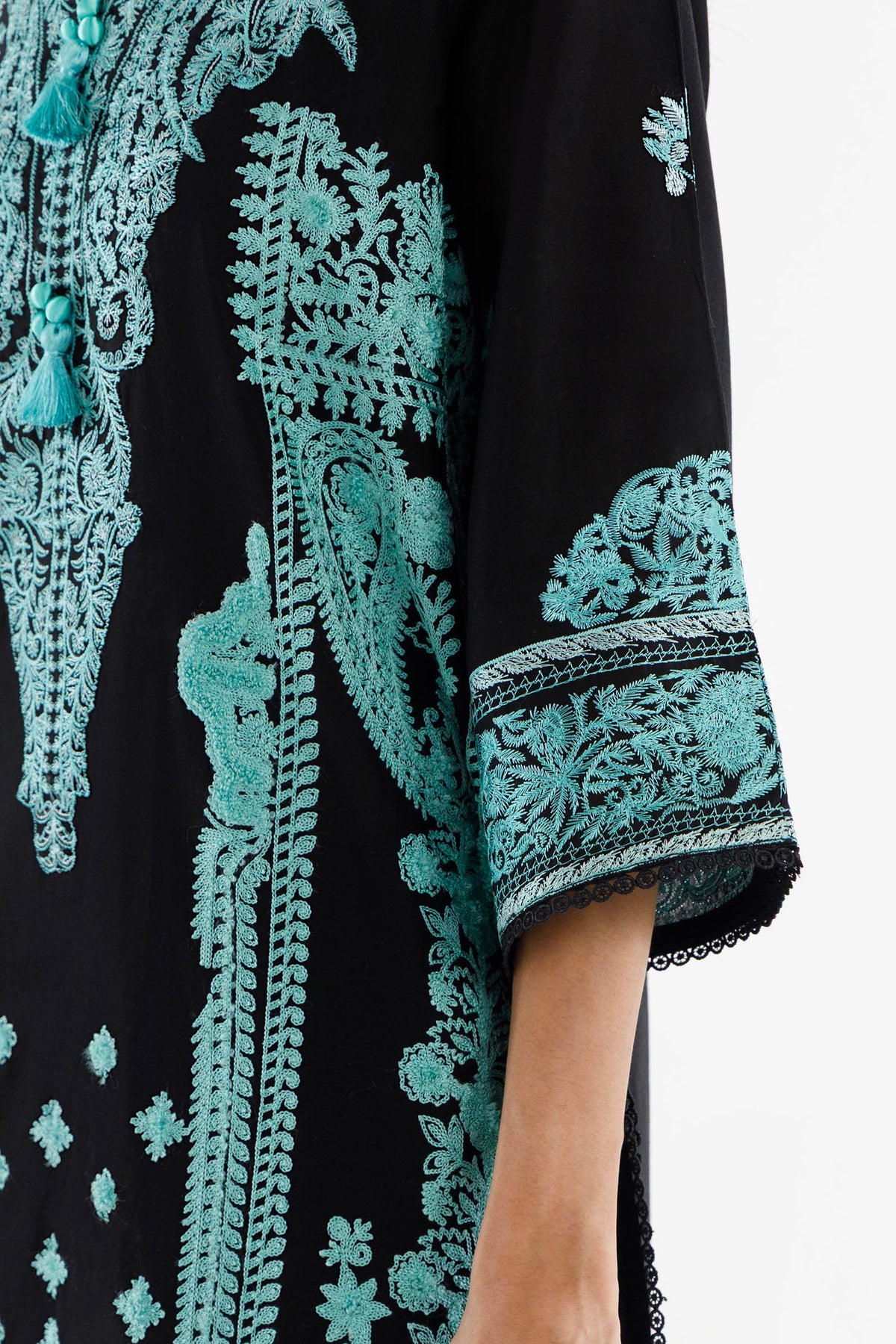 Stitched Embroidered Lawn Suit