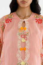 Stitched Embroidered Lawn Suit