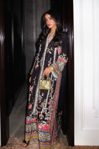Stitched Embroidered Raw Silk Shirt