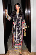 Stitched Embroidered Raw Silk Shirt
