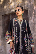 Stitched Embroidered Raw Silk Shirt