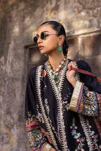 Stitched Embroidered Raw Silk Shirt