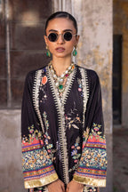 Stitched Embroidered Raw Silk Shirt