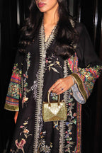 Stitched Embroidered Raw Silk Shirt
