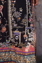 Stitched Embroidered Raw Silk Shirt