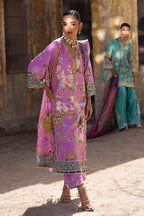 Stitched Embroidered Raw Silk Suit
