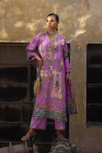 Stitched Embroidered Raw Silk Suit