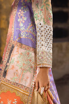 Stitched Embroidered Raw Silk Suit