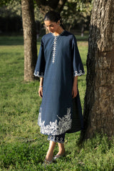 Stitched Embroidered Jacquard Shirt