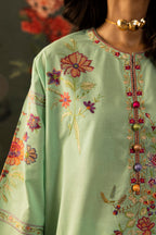 Stitched Embroidered Lawn Shirt + Shalwar