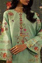 Stitched Embroidered Lawn Shirt + Shalwar
