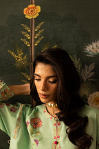 Stitched Embroidered Lawn Shirt + Shalwar