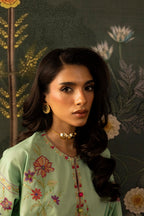 Stitched Embroidered Lawn Shirt + Shalwar
