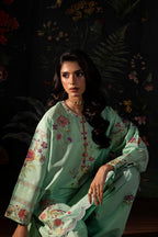 Stitched Embroidered Lawn Shirt + Shalwar