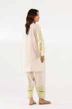 Stitched Embroidered Raw Silk Shirt + Shalwar