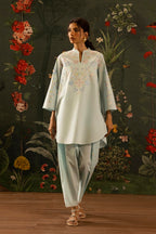 Stitched Embroidered Lawn Shirt+ Shalwar