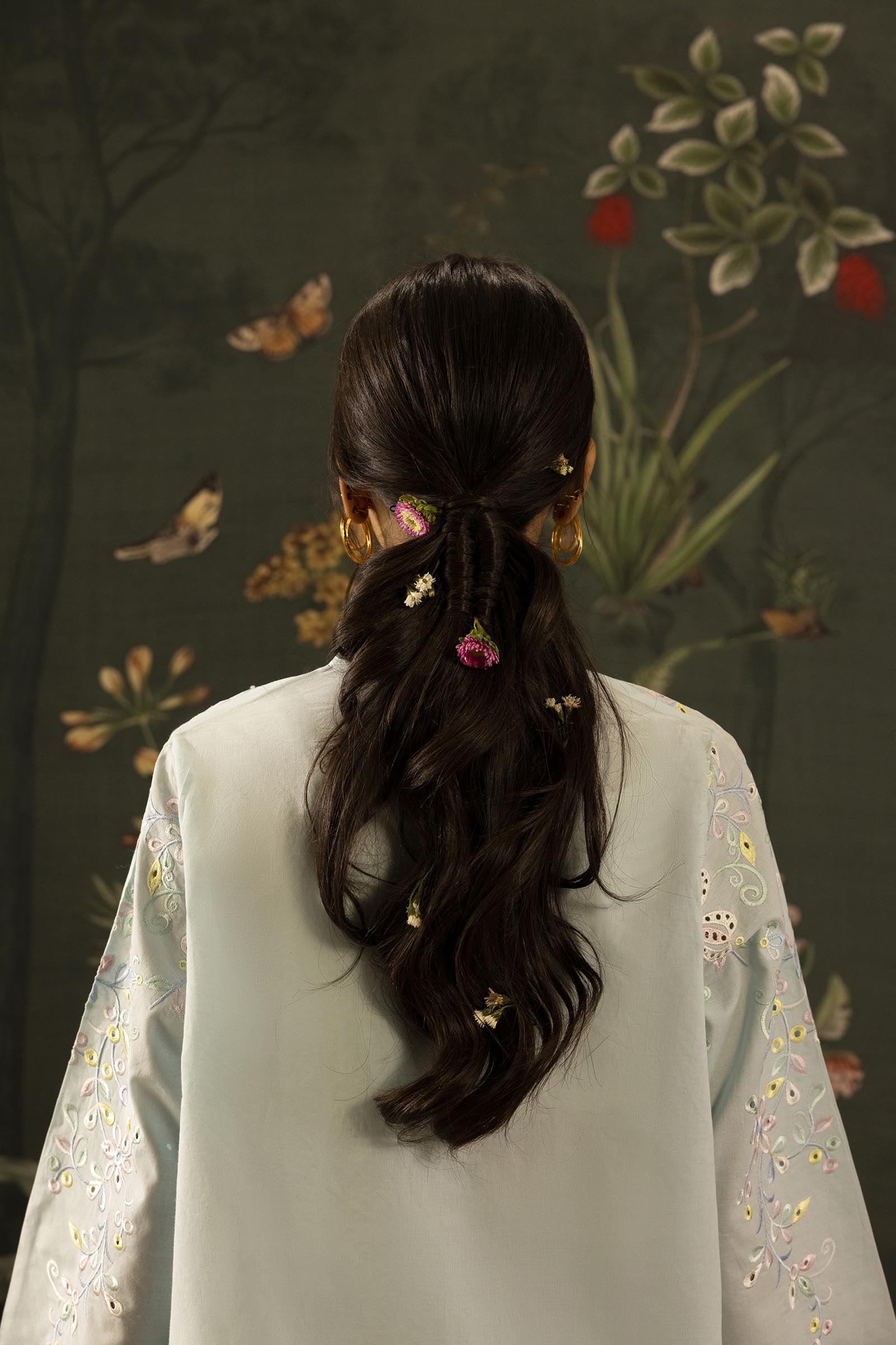 Stitched Embroidered Lawn Shirt+ Shalwar