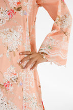 Stitched Embroidered Lawn Suit