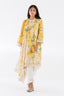 Stitched Embroidered Lawn Suit